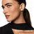 Starburst Full Pavé Climber Earrings in 18K Yellow Gold with Diamonds, 26.9mm