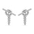 DY Mercer Bold Toggle Chain Stud Earrings in Sterling Silver, 50.4mm