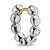 Bezel Set Hoop Earrings in Sterling Silver with Diamonds, 13.4mm