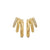 DY Mercer Multi Row Earrings in 18K Yellow Gold with Diamonds, 18mm