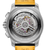 Titanium caseback on Breitling Super Avenger B01 Chronograph 46 Watch with Black Dial