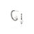 John Hardy Essentials Sterling Silver Pearl Hoop Earrings
