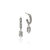 John Hardy Icon Stud Sterling Silver Diamond Dangle Earrings