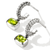John Hardy Heishi Gem Sterling Silver Peridot Drop Earrings