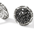 John Hardy Essentials Sterling Silver Stud Earrings with Treated Black Sapphires
