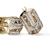 John Hardy Icon 50 Diamond Huggie Hoop Earrings in 15mm width set in Yellow Gold