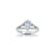 The Studio Collection Pear Center Diamond and Split Diamond Shank Engagement Ring