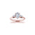 The Studio Collection Pear Center Diamond with Side Diamond Accents Engagement Ring