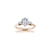 The Studio Collection Pear Center Diamond with Side Diamond Accents Engagement Ring