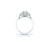 The Studio Collection Pear Center Diamond with Side Diamond Accents Engagement Ring