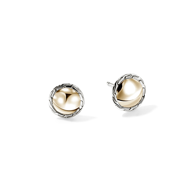 John Hardy Essentials Mixed Metals Stud Earrings