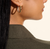 John Hardy Essentials Mixed Metals Hoop Earrings on Model
