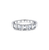 Fink&#39;s Exclusive Emerald Cut Diamond Bezel Set Band in Platinum