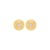 Sabel Collection Yellow Gold Starburst Earrings with Diamonds
