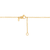 Sabel Collection Yellow Gold Mixed Gemstone Drop Pendant