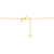 Sabel Collection Polished Yellow Gold Oval Bead Pendant