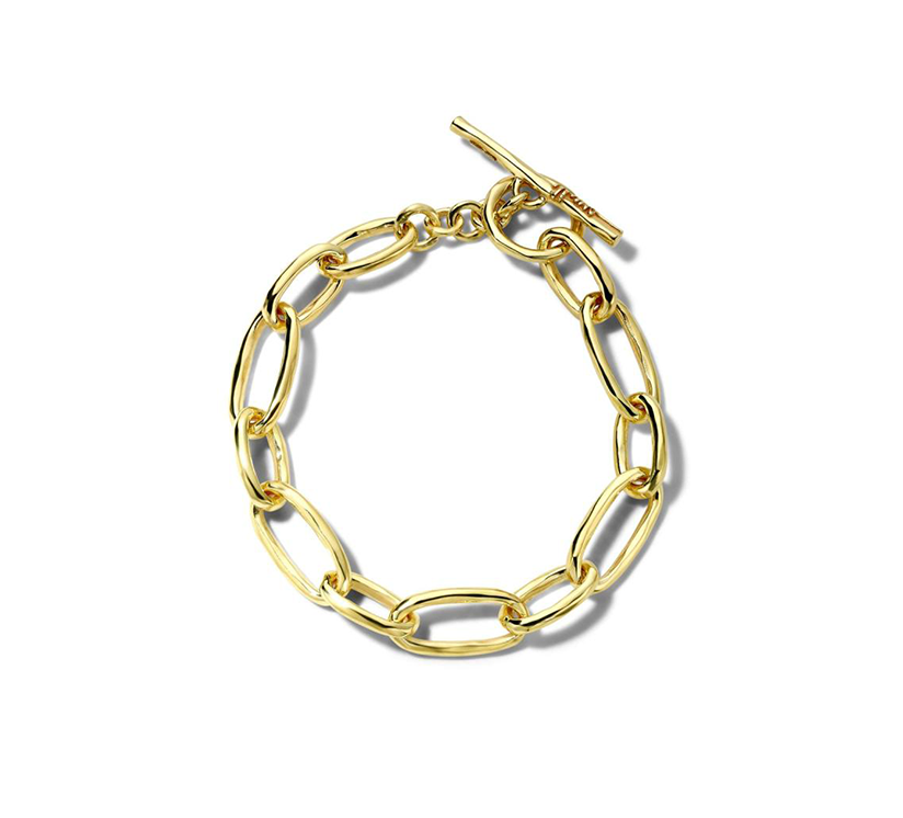 IPPOLITA Classico 18K Yellow Gold Oval Sculpted Link Bracelet