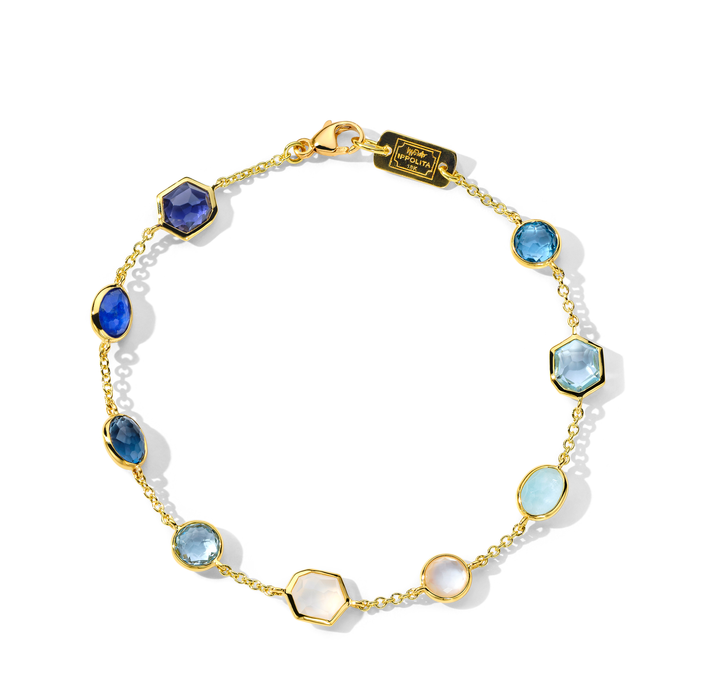 IPPOLITA Rock Candy Confetti Bracelet in Mare Gemstones
