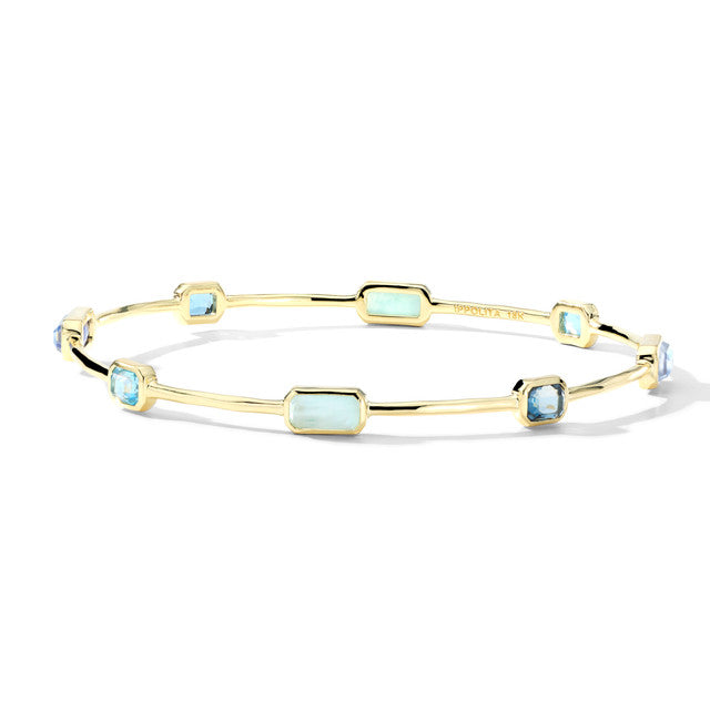 Yellow Gold IPPOLITA Rock Candy Gelato Bangle Bracelet in Waterfall