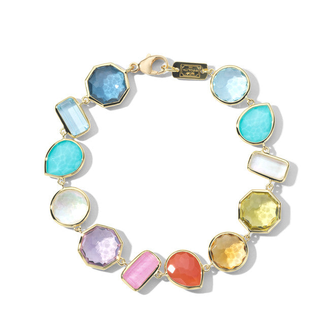 IPPOLITA Rock Candy Large Flexible Bracelet in Summer Rainbow