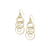 IPPOLITA Classico 18K Yellow Gold Jet Set Earrings with Diamond Accents