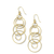 IPPOLITA Classico 18K Yellow Gold Jet Set Earrings with Diamond Accents