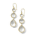 IPPOLITA 18K Yellow Gold Rock Candy Small Crazy 8's Earring in Mother of Pearl
