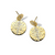 IPPOLITA Stardust 18K Yellow Gold Crinkle Snowman Diamond Earrings