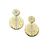 IPPOLITA Stardust 18K Yellow Gold Crinkle Snowman Diamond Earrings