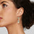IPPOLITA Classico Crinkle Heart and Teardrop Dangle Earrings on model