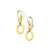 IPPOLITA Classico Yellow Gold Small Mix Texture Earrings