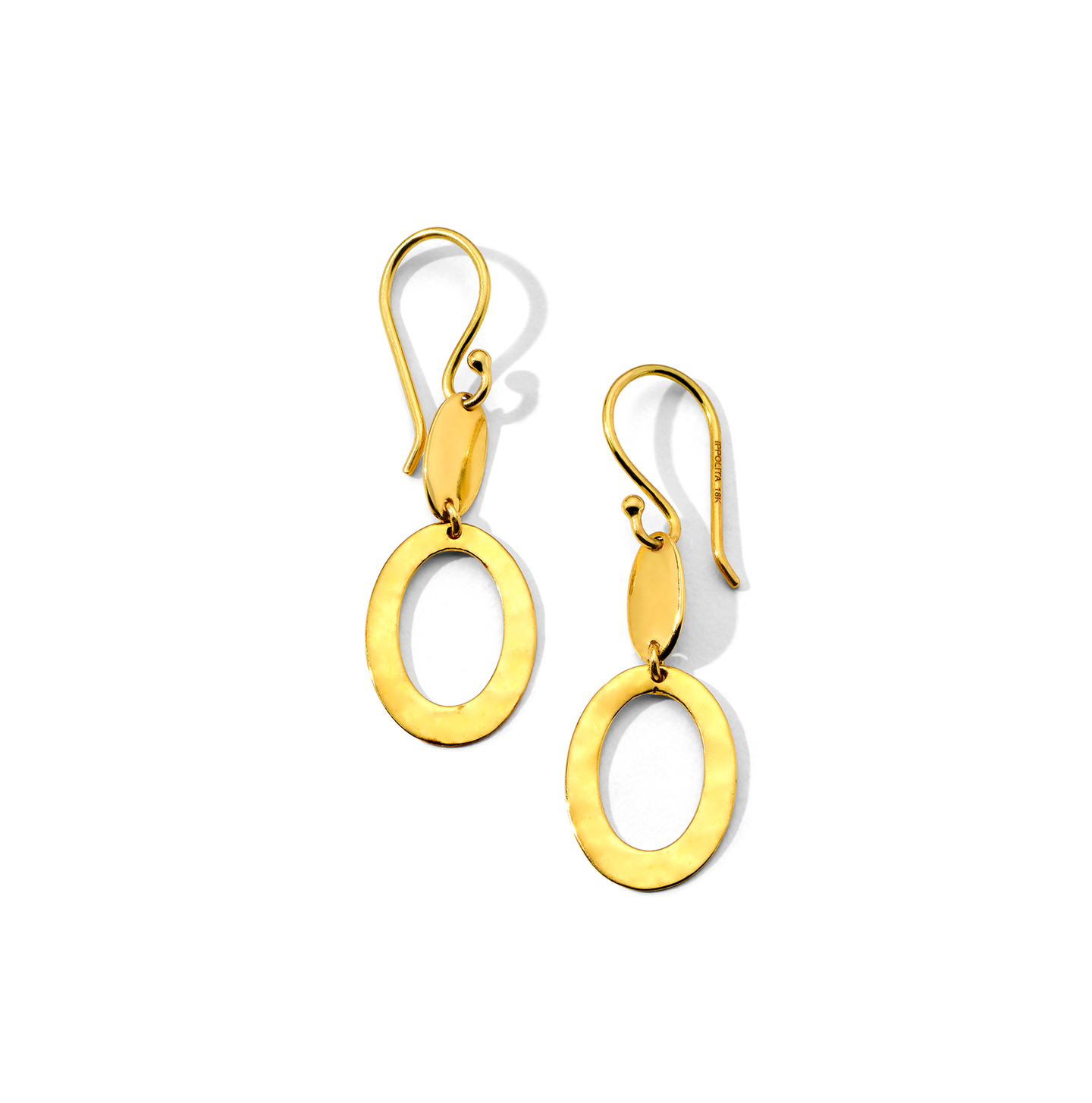 IPPOLITA Classico Yellow Gold Small Mix Texture Earrings
