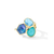 IPPOLITA Rock Candy Cluster Ring in Waterfall
