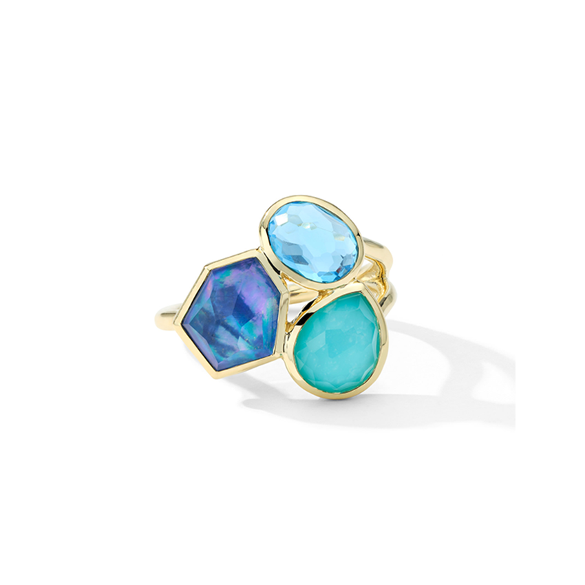 IPPOLITA Rock Candy Cluster Ring in Waterfall