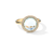 IPPOLITA Lollipop 18K Yellow Gold Mini Diamond Ring in Blue Topaz