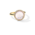 IPPOLITA Lollipop 18K Yellow Gold Mini Diamond Ring in Rose Quartz
