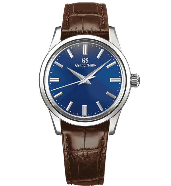 Grand Seiko Elegance Watch with Blue Dial, 37.3mm