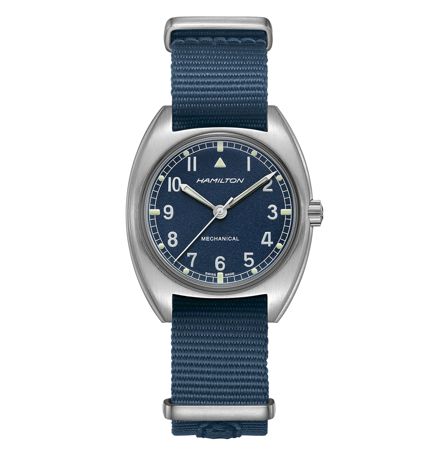 Hamilton Khaki Avaition Pilot Pioneer Watch with Blue Dial
