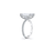 Fink's Exclusive Radiant Cut Diamond Engagement Ring with Hidden Halo in Platinum