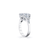 Fink's Exclusive Radiant Cut Diamond Engagement Ring with Trapezoid and Tapered Baguette Diamonds