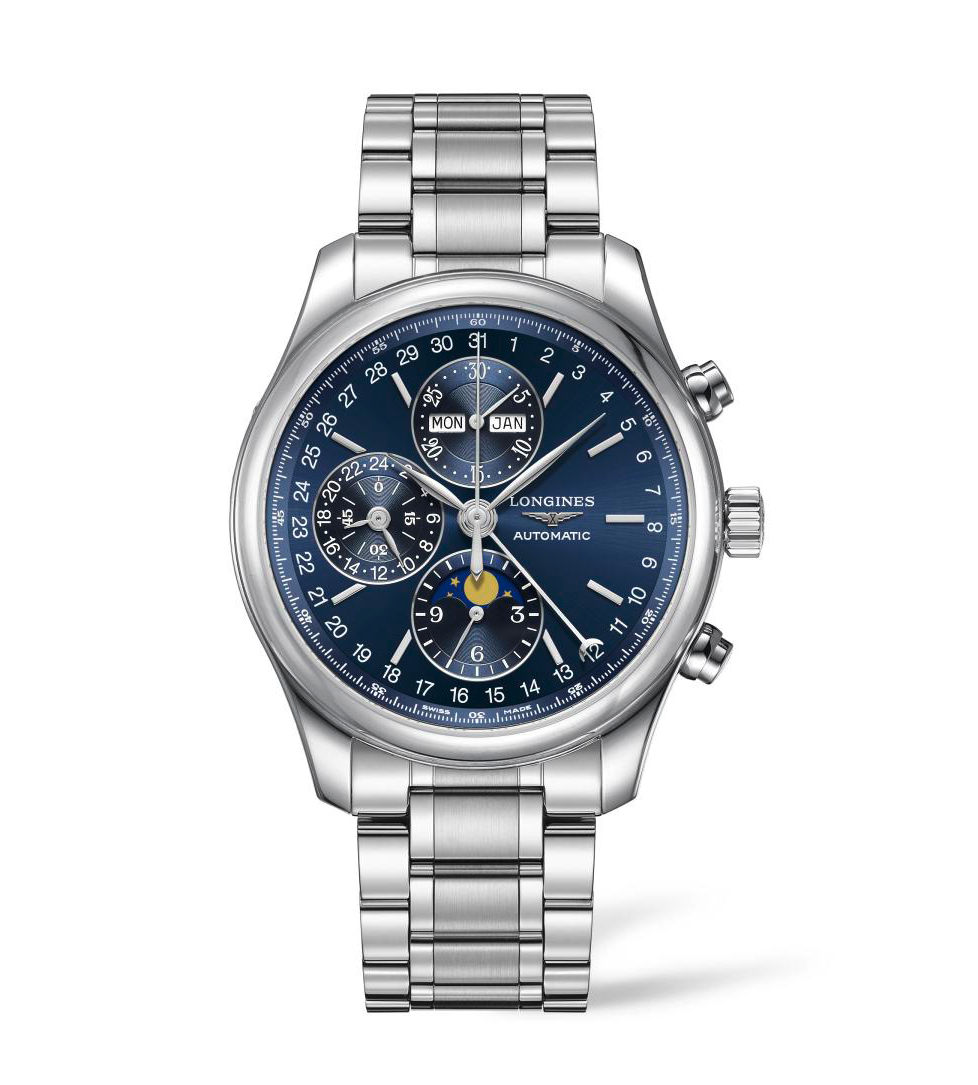 Longines Master Collection 42mm Blue Chronograph Dial Gent's Watch