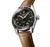 Longines Spirit Zulu Time 39mm Watch with Brown Leather Strap