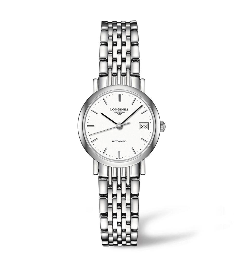 Longines Elegant Collection 25mm Automatic White Dial Ladies' Watch