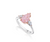 Load image into Gallery viewer, Fink&#39;s Exclusive Platinum Fancy Purplish Pink Pear Diamond Engagement Ring with Diamond Side Accents