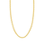 Sabel Collection Yellow Gold Octagon Link Necklace