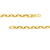 Sabel Collection Yellow Gold Octagon Link Necklace