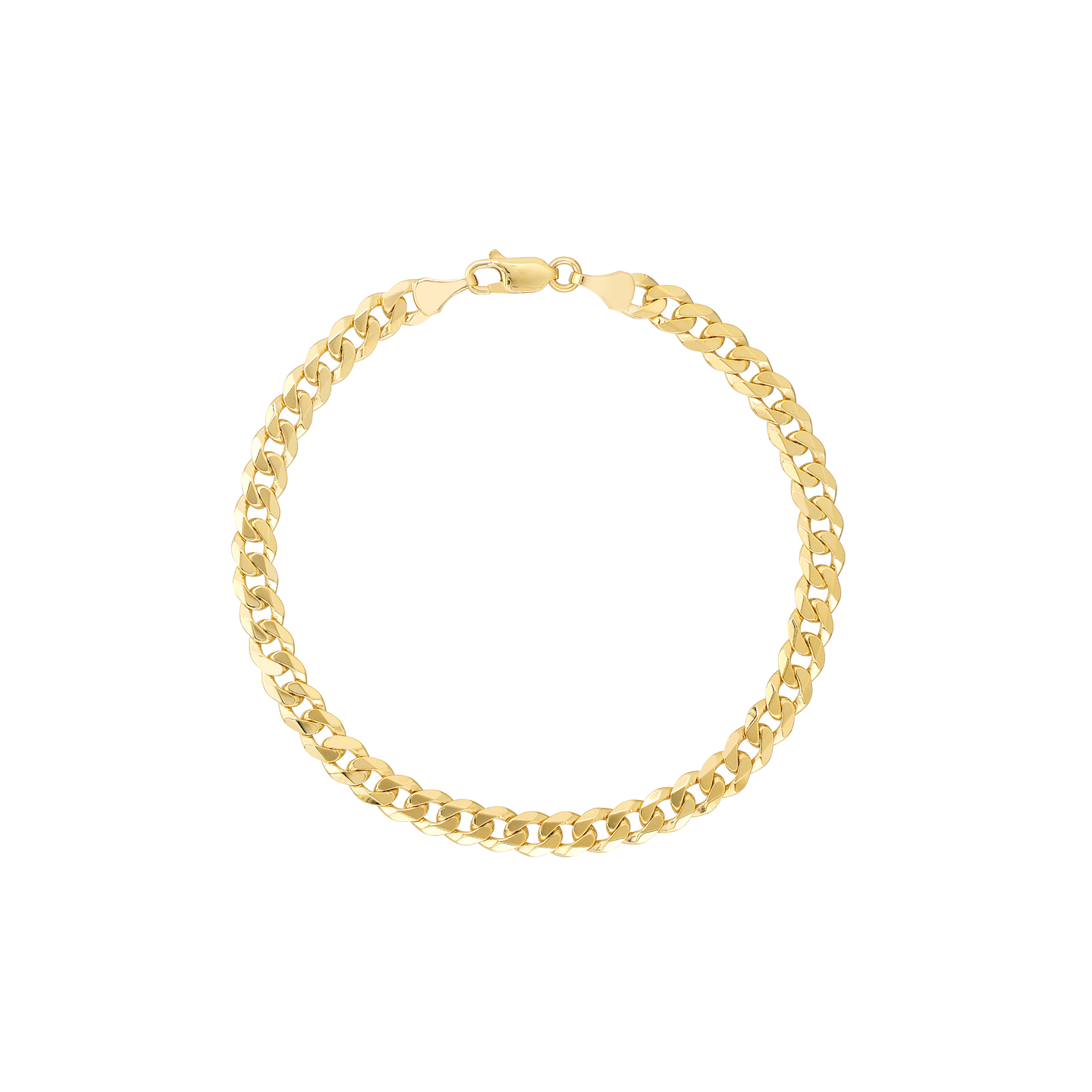 14K Yellow Gold Tight Chain Bracelet