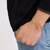 Sabel Collection Yellow Gold Tight Chain Bracelet on Model