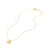 T Pendant with Diamonds in Gold on Chain (Image 3)