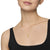 Initial Charm Necklace in 18K Yellow Gold with Diamond U, 16"-18"